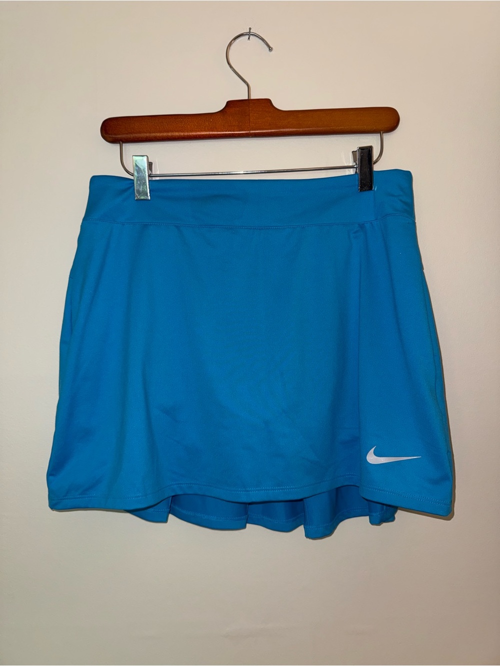 NIKE Women’s DRI-FIT Golf Skirt / Skort Blue Small S BUILT IN SHORTS